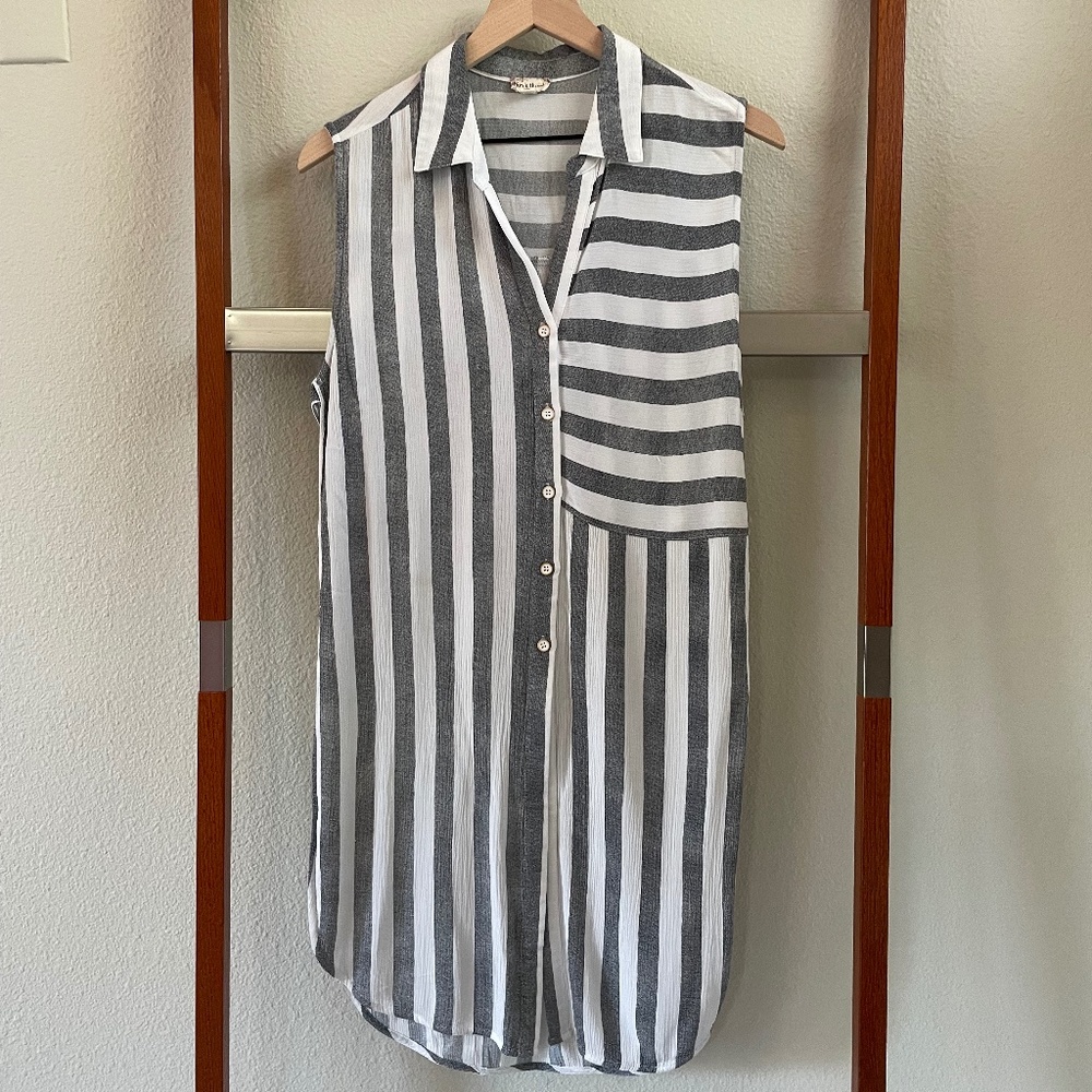 Long Button Up Tunic